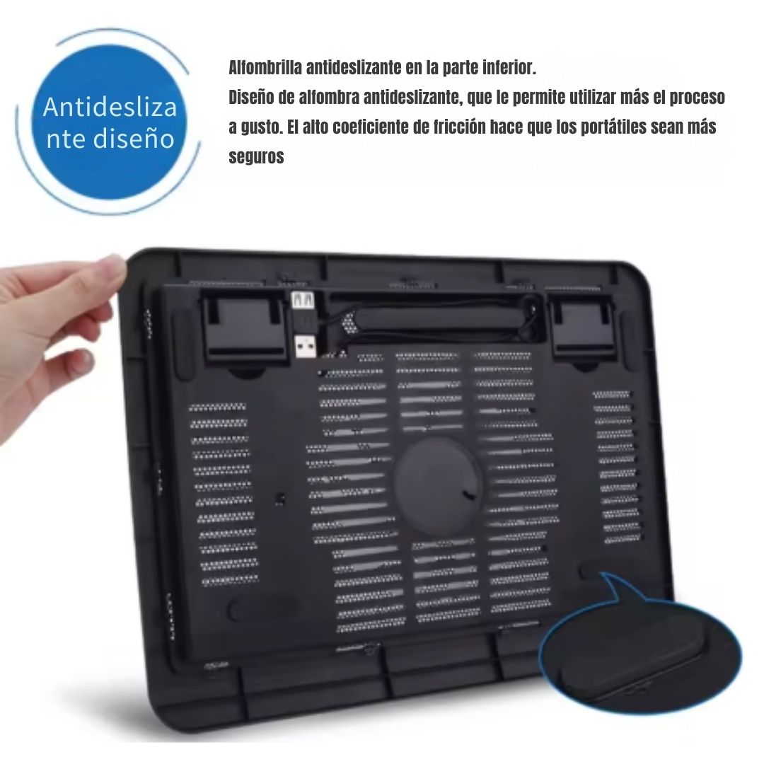 💻🌬️ BASE REFRIGERANTE ERGONÓMICA – COOLTECH PRO™ ❄️🔥
