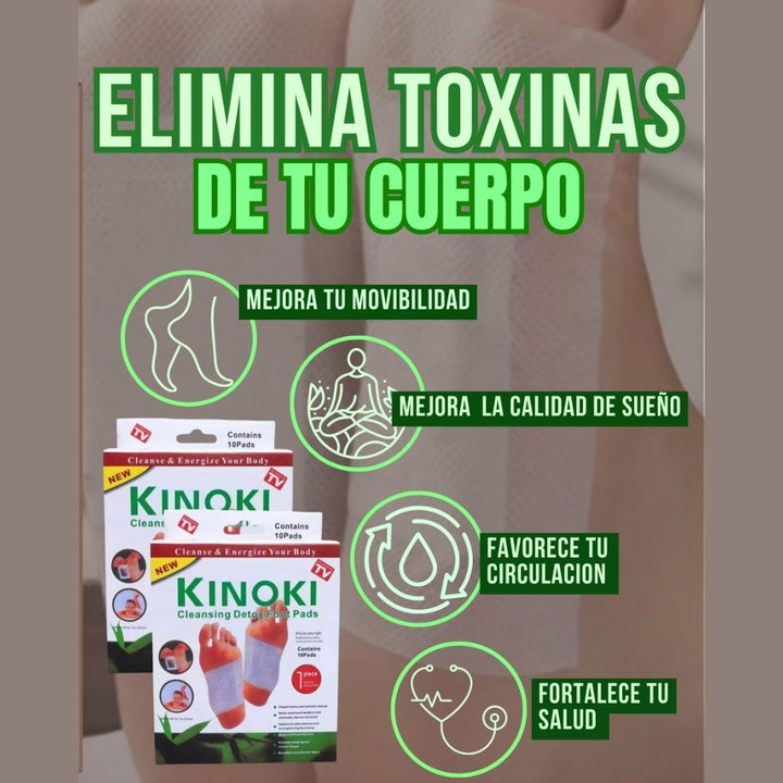 Parches para Cuidado de Pies - Kinoki™ 🌿🦶
