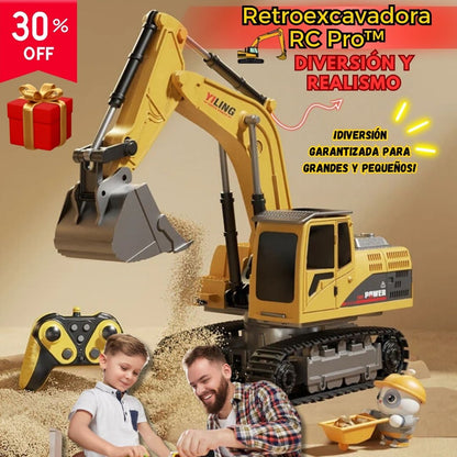 Retroexcavadora RC Pro™ – Diversión y Realismo 🚜✨