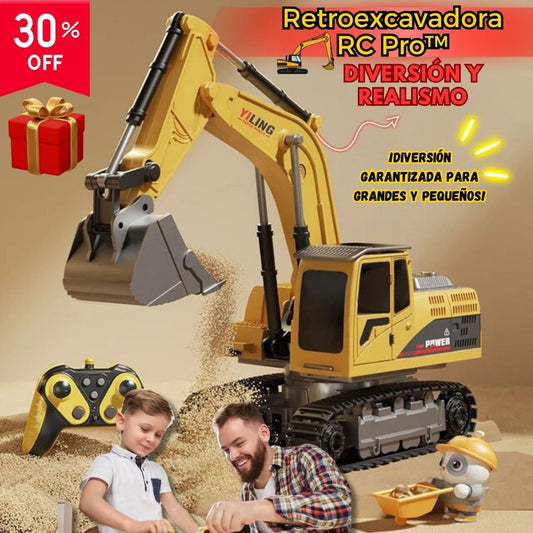 Retroexcavadora RC Pro™ – Diversión y Realismo 🚜✨