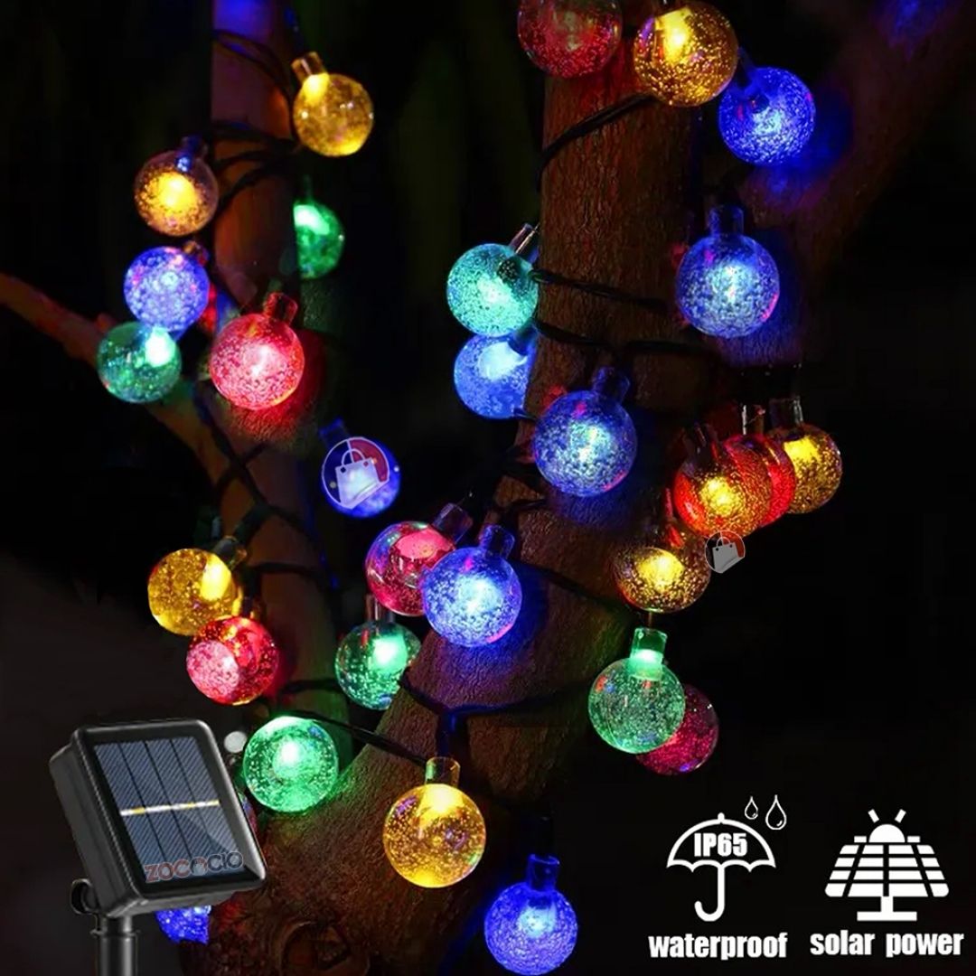 Cadena de Luces Solares Decorativas - GlowLite™ 🌞✨