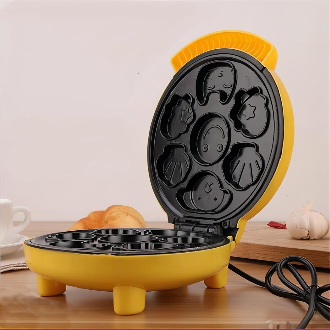 🌟 Waflera Divertida 7 Caritas - WaffleFun Pro™ 🍰😊