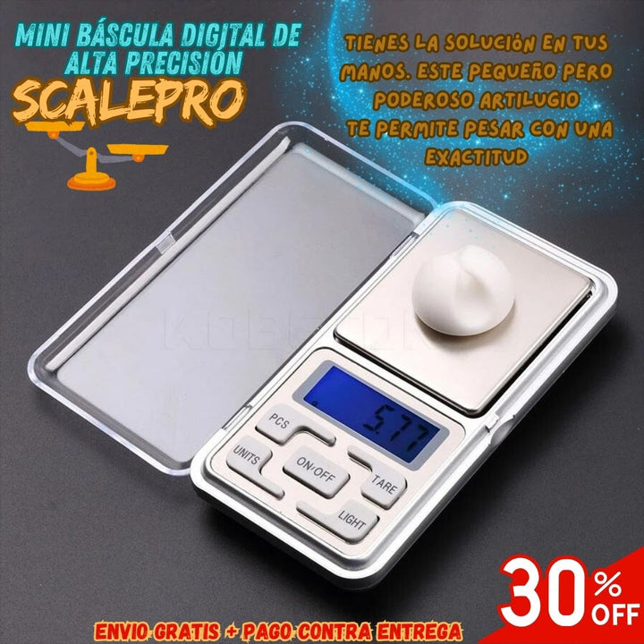 Mini Báscula Digital de Alta Precisión - ScalePro™ ⚖️✨