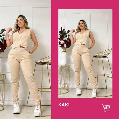 🧥 Set Chaleco EleganceFit™ - Estilo Casual y Comodidad para Cada Día ✨
