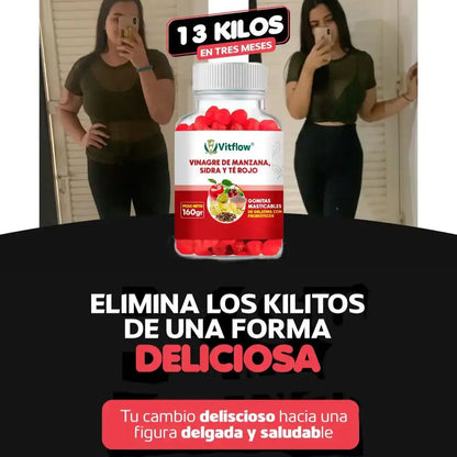 Vitflow – Gomitas Naturales para Bienestar Digestivo y Energía 🌿🍎 x 160 g