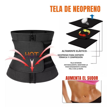 Combo Faja Doble Cierre + Gel Reductor – Silueta Definida x 250 ml 🔥👗