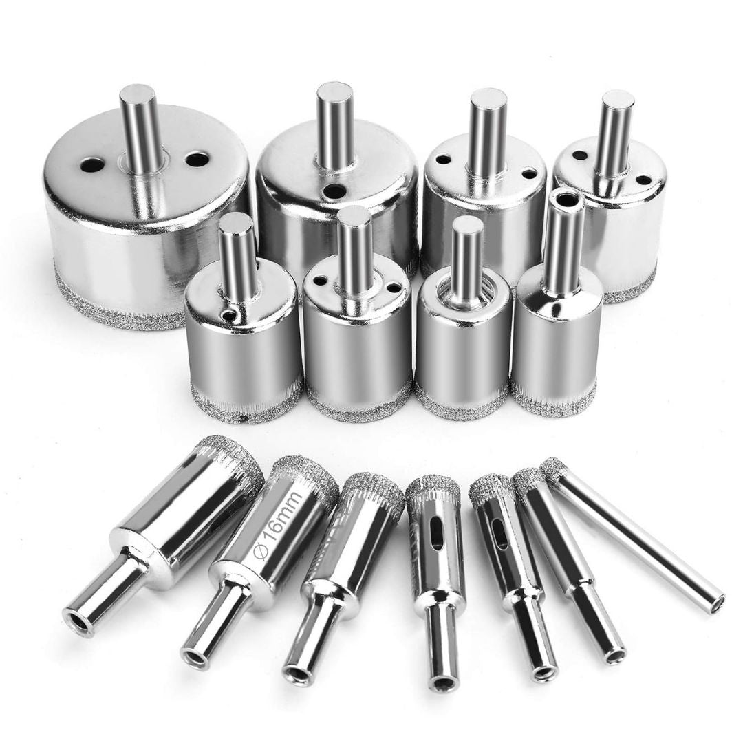 🛠️ Juego Copas Diamantadas™ x 15 unds – Cortes precisos sin grietas 💎