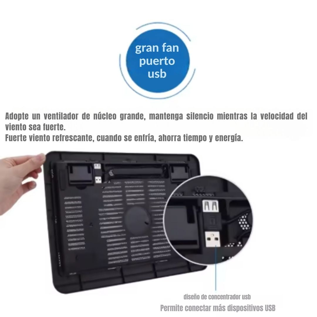 💻🌬️ BASE REFRIGERANTE ERGONÓMICA – COOLTECH PRO™ ❄️🔥