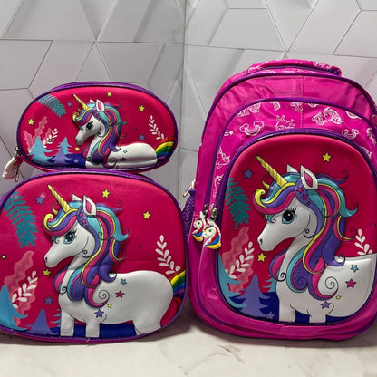 🎒 Trío Escolar Alto Relieve 3 en 1 - ProSchool Pack™ 🌟⚡