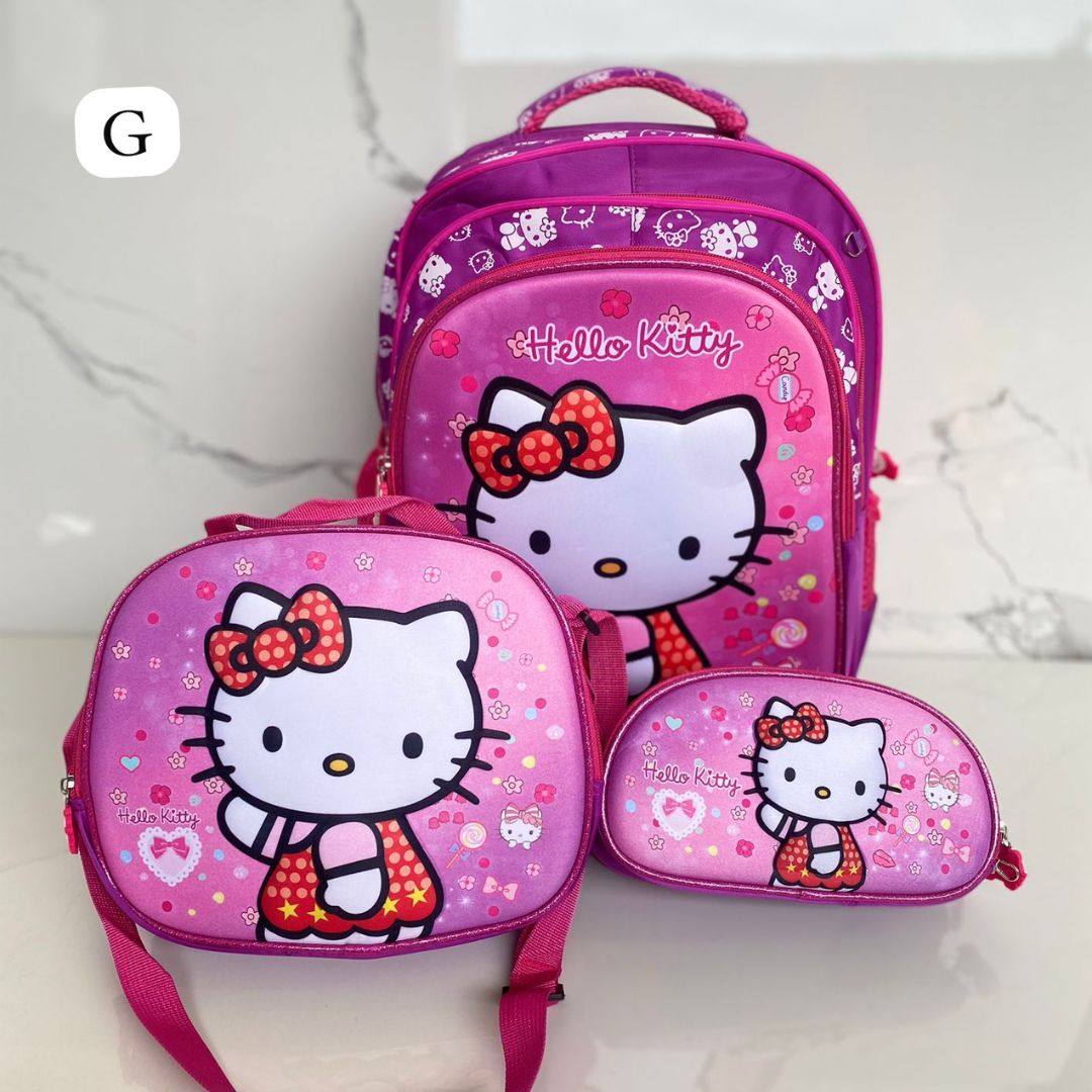 🎒 Trío Escolar Alto Relieve 3 en 1 - ProSchool Pack™ 🌟⚡