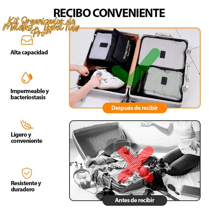 Kit Organizador de Maletas - TravelTidy Pro™ ✈️🧳