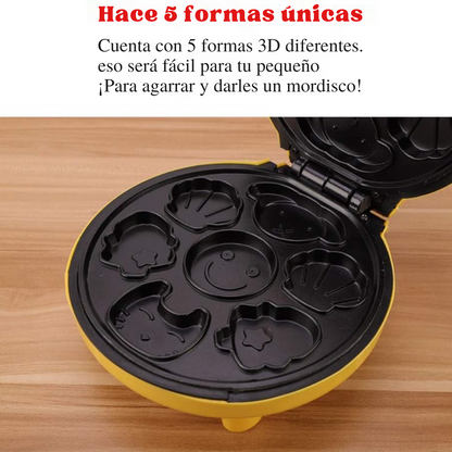 🌟 Waflera Divertida 7 Caritas - WaffleFun Pro™ 🍰😊