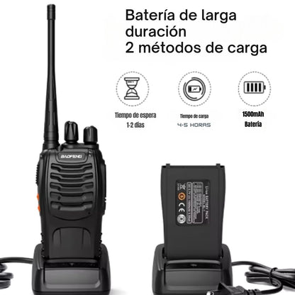 Combo de Radios BAOFENG BF-888S - Long Range Pro™ 🚨📡