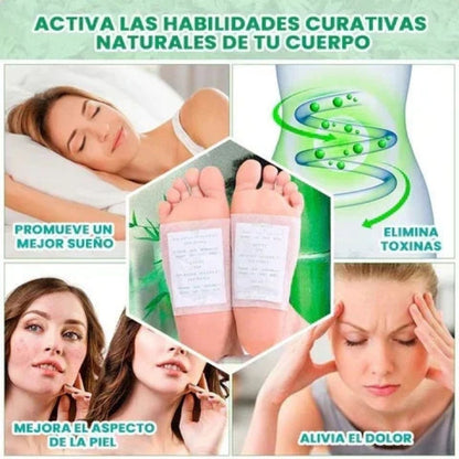 Parches para Cuidado de Pies - Kinoki™ 🌿🦶