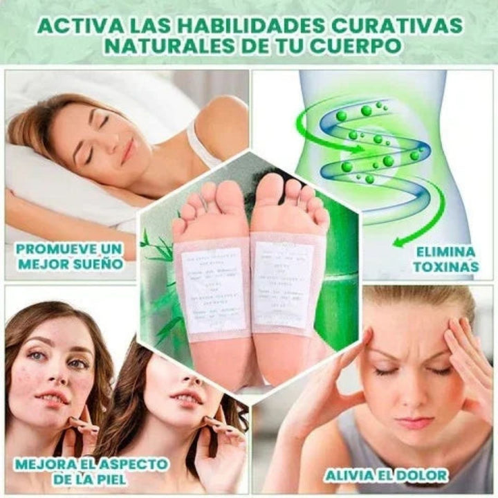 Parches para Cuidado de Pies - Kinoki™ 🌿🦶