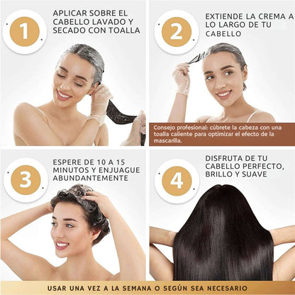 Karseell Maca Essence Repair™ – Mascarilla Capilar de Argán Nutritiva ✨🧴