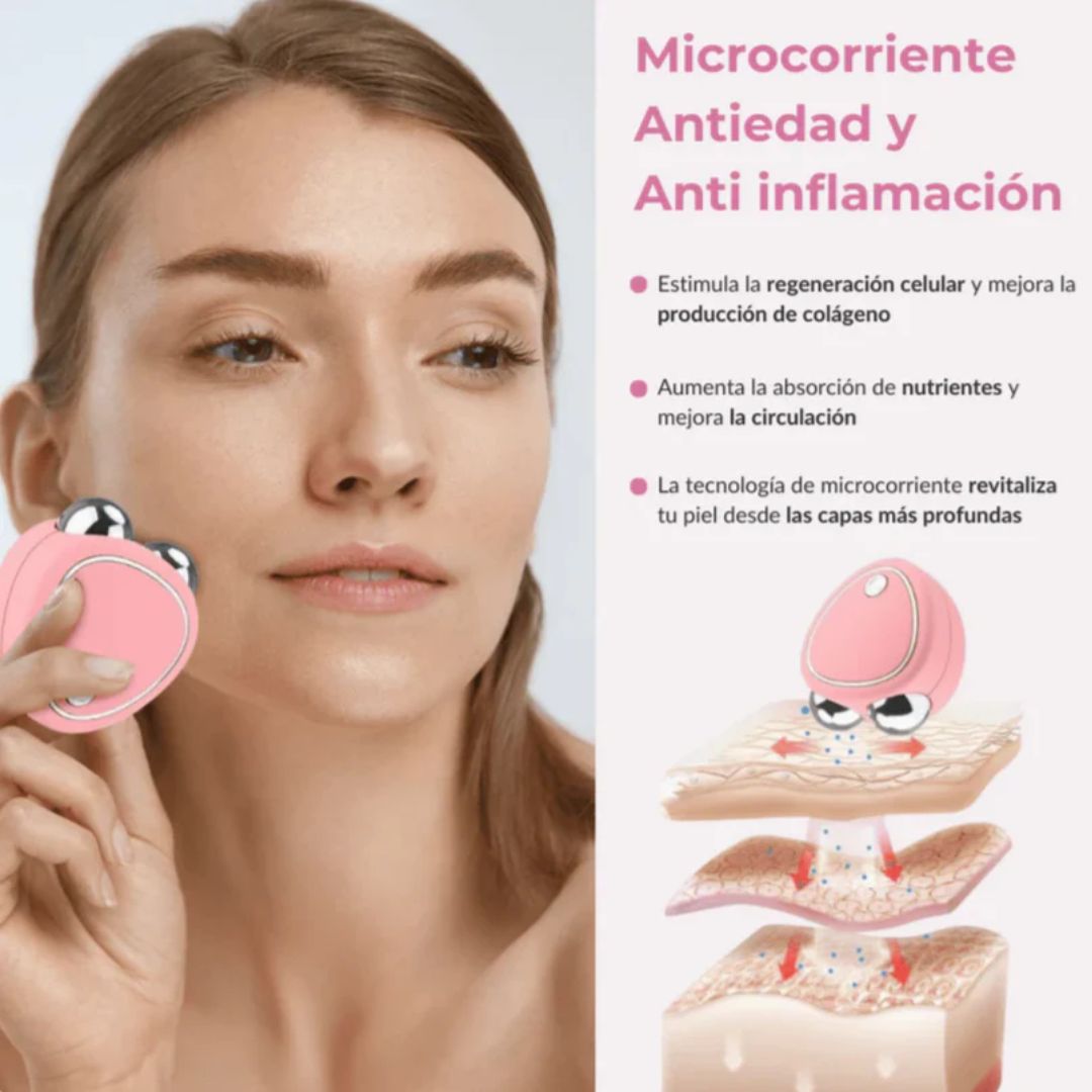 🌟 Masajeador Facial Reafirmante™ – Tecnología de Microcorriente 💆‍♀️✨