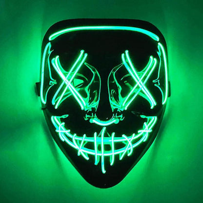 Máscara LED Espectacular - PurgeGlow™ 🎃💡