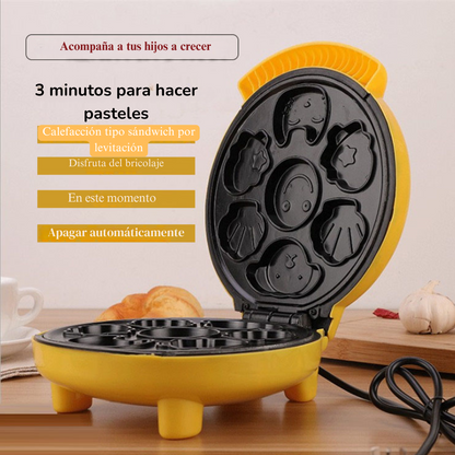 🌟 Waflera Divertida 7 Caritas - WaffleFun Pro™ 🍰😊