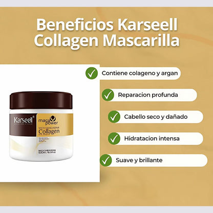 Karseell Maca Essence Repair™ – Mascarilla Capilar de Argán Nutritiva ✨🧴