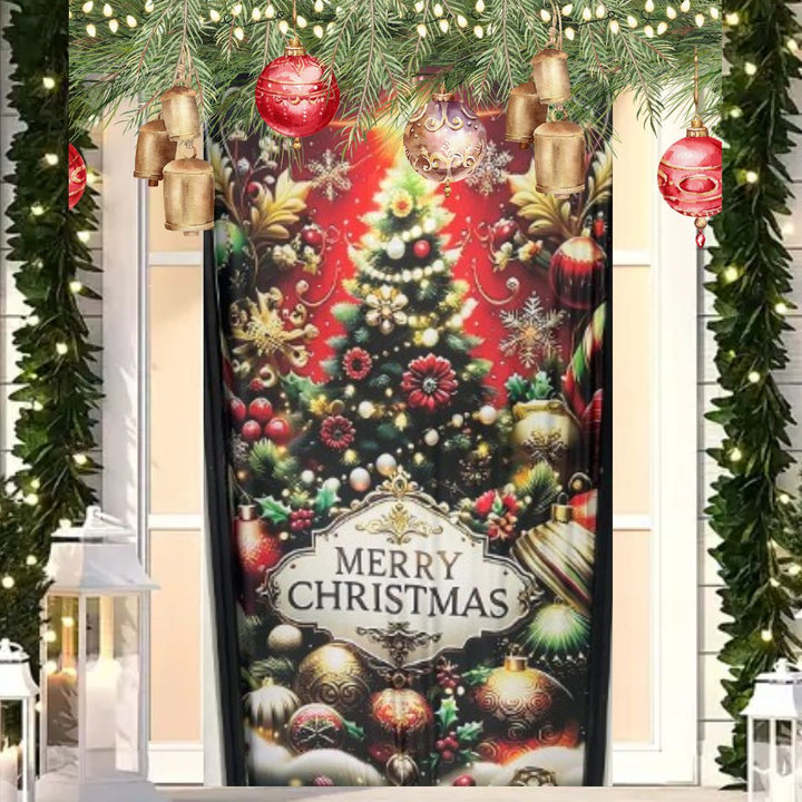 Funda Navideña Decorativa para Puerta - Holiday Door™ 🎅🎄