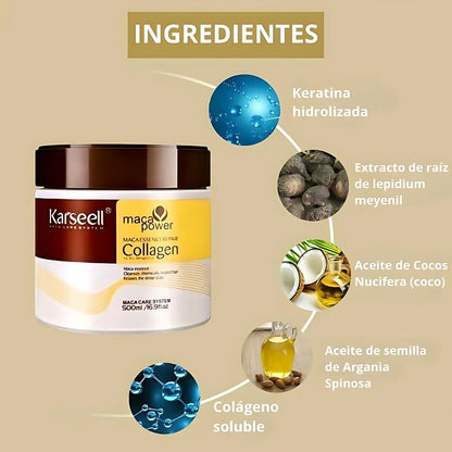 Karseell Maca Essence Repair™ – Mascarilla Capilar de Argán Nutritiva ✨🧴