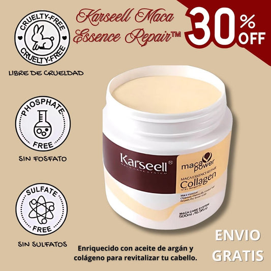 Karseell Maca Essence Repair™ – Mascarilla Capilar de Argán Nutritiva ✨🧴