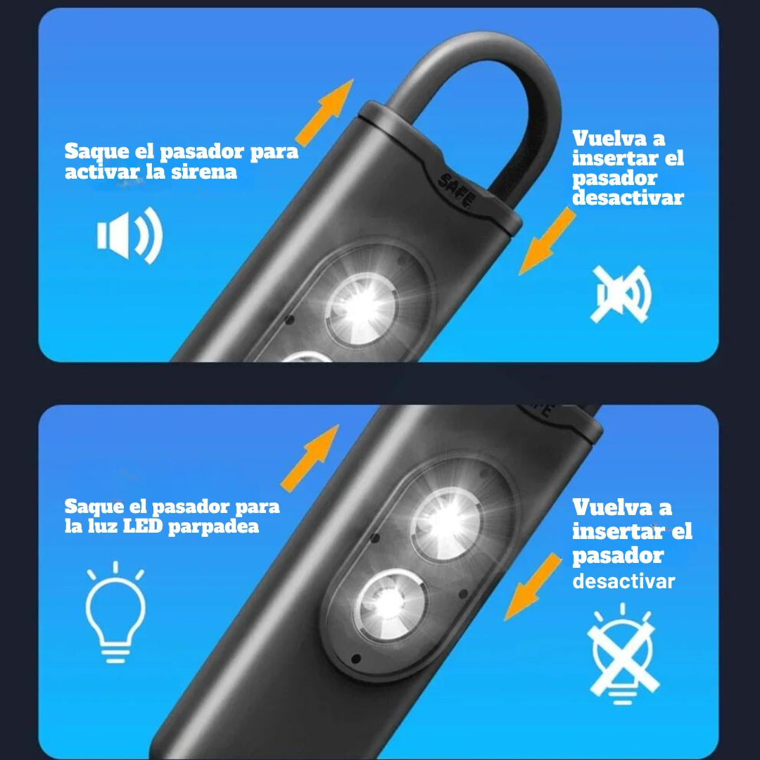 Alarma Personal de Seguridad - SafeAlert™ 🚨🔐