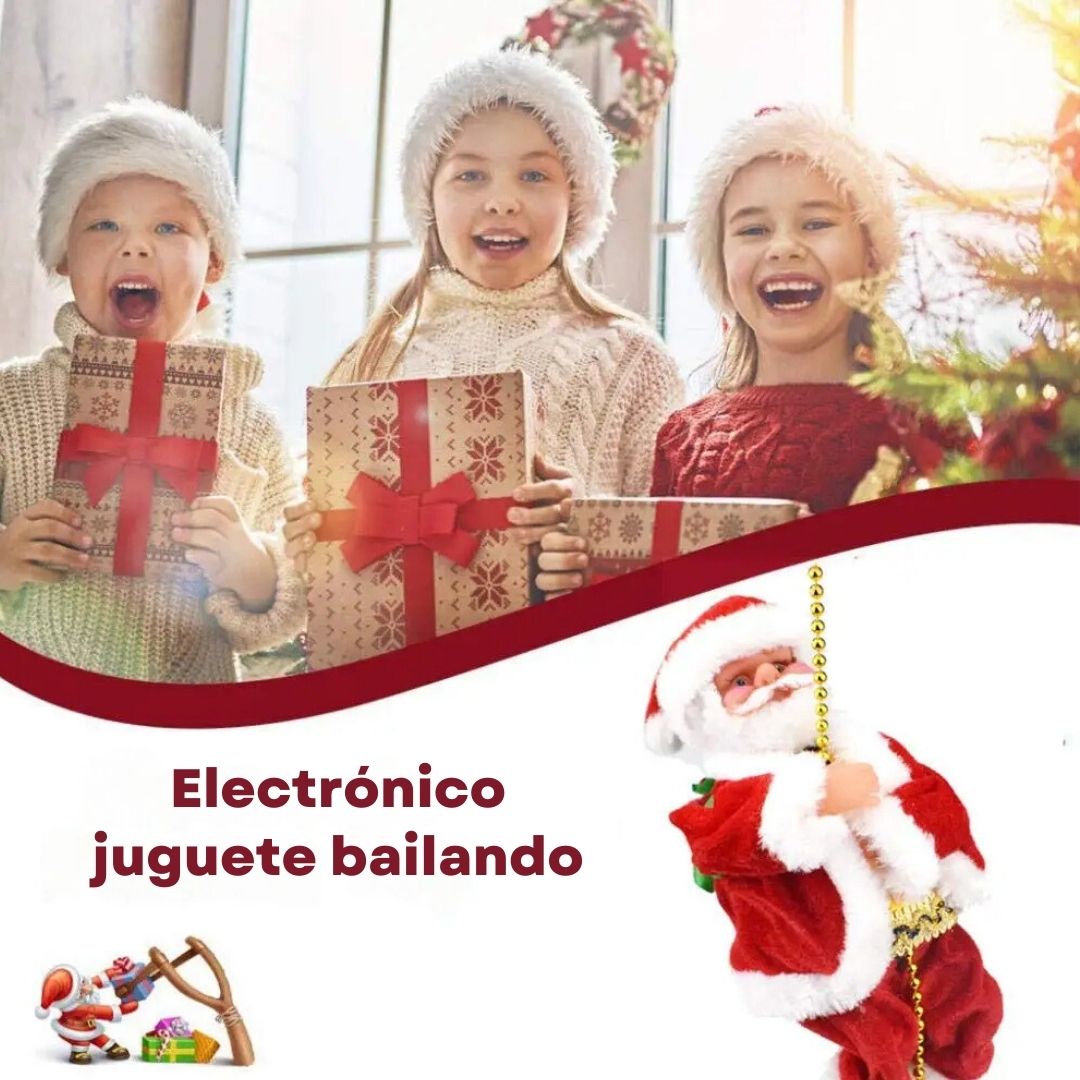 Santa Escalador Musical™ 🎅🎄 – ¡Diversión Navideña Automática para Toda la Familia!