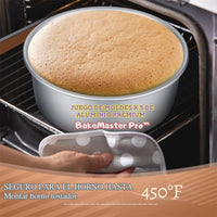 Juego de Moldes de Aluminio Premium - BakeMaster Pro™ 🍰✨