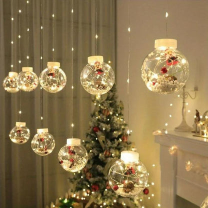 Cortina de Luces LED Navideñas - SnowGlow™ ❄️🎄