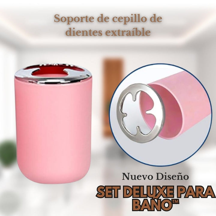 Set Deluxe para Baño™ JUEGO DE ACCESORIOS PARA EL BAÑO 6 PIEZA