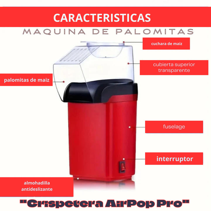 "Crispetera AirPop Pro" Maquina de Palomitas