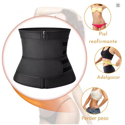 Combo Faja Doble Cierre + Gel Reductor – Silueta Definida x 250 ml 🔥👗