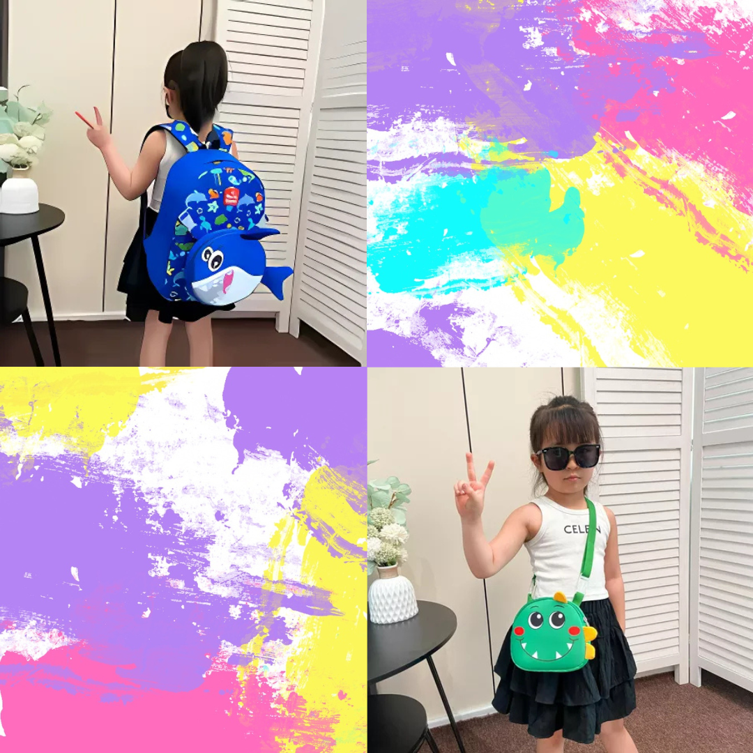 🎒 Mochila Infantil 2 en 1 con Lonchera - BrightBag Pro™ 🌟🧸