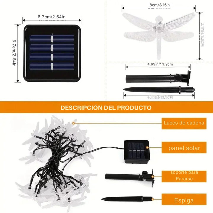 Luces Solares Decorativas - Libélulas Mágicas™ ✨🌿