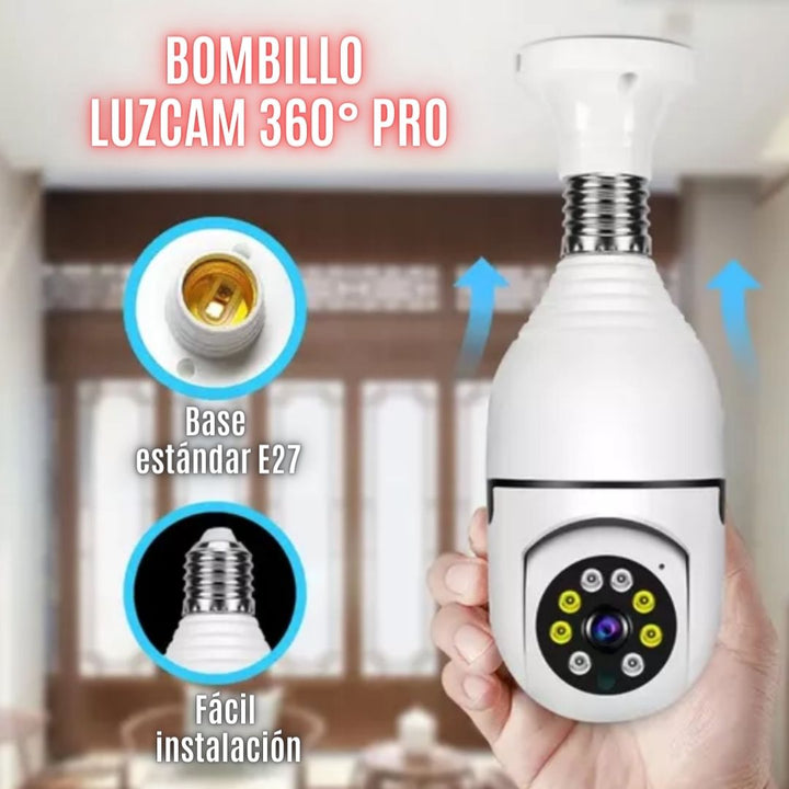 "Bombillo LuzCam 360° Pro" Camara Bombillo