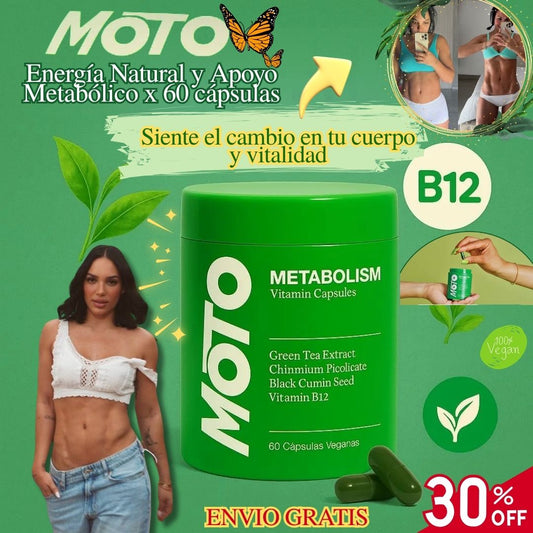 MOTO – Energía Natural y Apoyo Metabólico x 60 cápsulas ⚡🌿