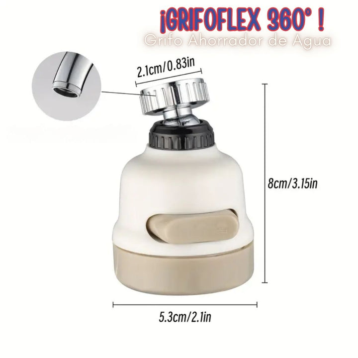 "GrifoFlex 360° Pro" GRIFO AHORRADOR DE AGUA