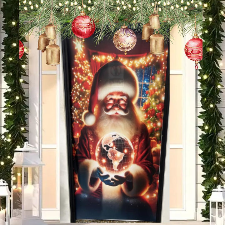 Funda Navideña Decorativa para Puerta - Holiday Door™ 🎅🎄