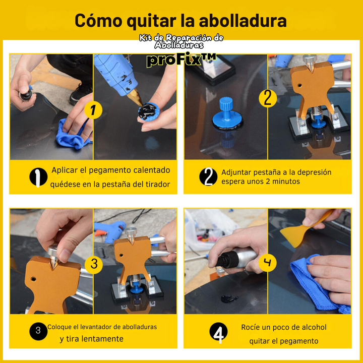 Kit de Reparación de Abolladuras - ProFix™ 🚗🔧