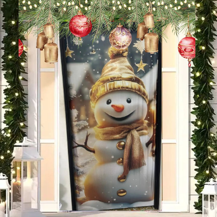 Funda Navideña Decorativa para Puerta - Holiday Door™ 🎅🎄