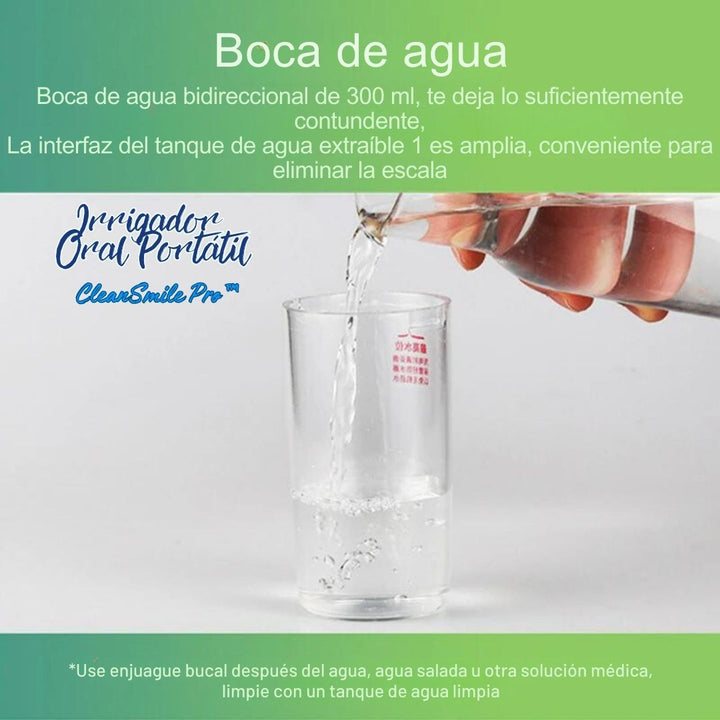 Irrigador Oral Portátil - CleanSmile Pro™ 💧🦷