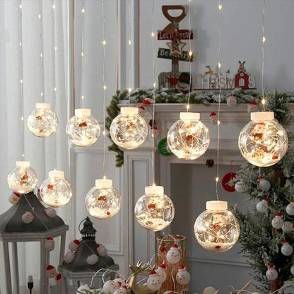 Cortina de Luces LED Navideñas - SnowGlow™ ❄️🎄