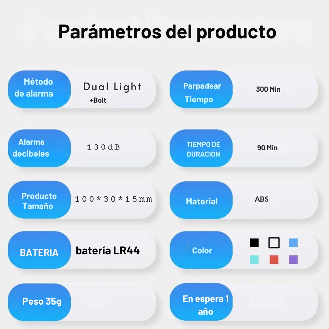Alarma Personal de Seguridad - SafeAlert™ 🚨🔐