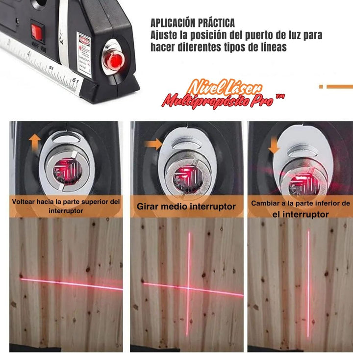 Nivel Láser Multipropósito Pro™ 📏🔦