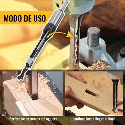 PowerCut Precision™ 🔧✂️ -  Brocas Cuadradas de Alta Velocidad