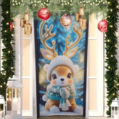 Funda Navideña Decorativa para Puerta - Holiday Door™ 🎅🎄