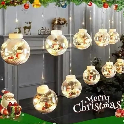 Cortina de Luces LED Navideñas - SnowGlow™ ❄️🎄