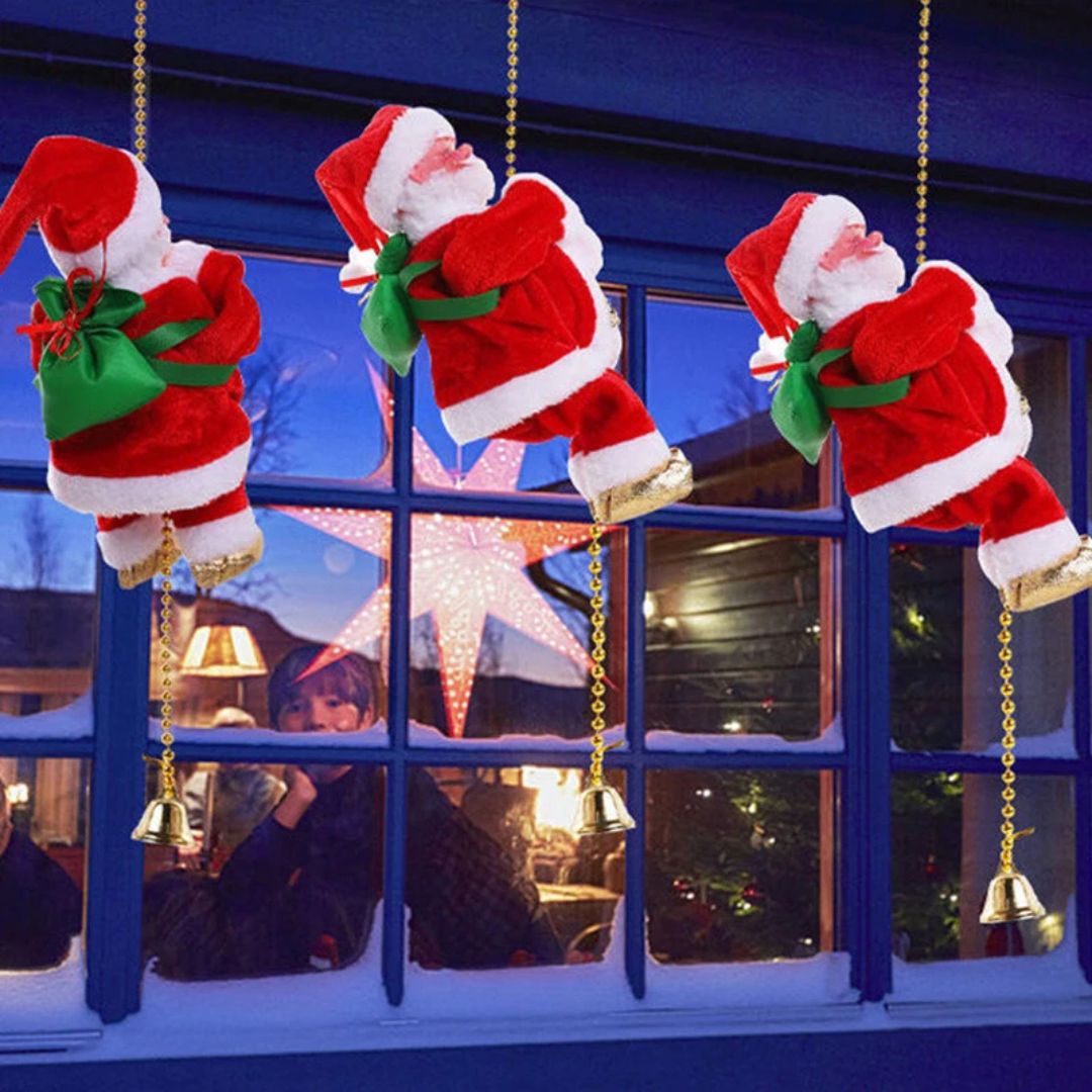 Santa Escalador Musical™ 🎅🎄 – ¡Diversión Navideña Automática para Toda la Familia!